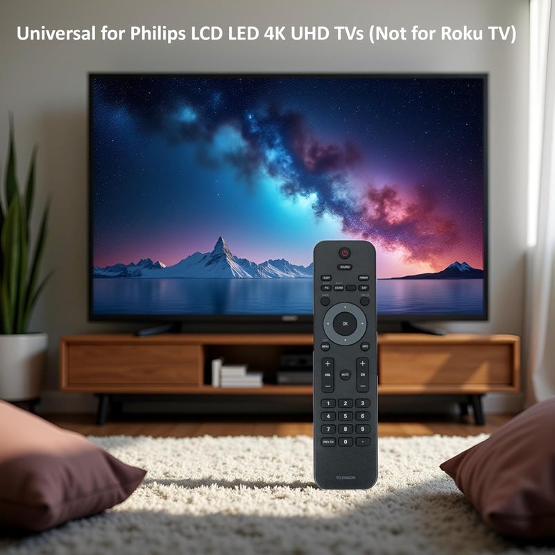 Elekpia Universal Remote Control Compatible for All Philips LCD LED TV - Not Setup Required - Image 2